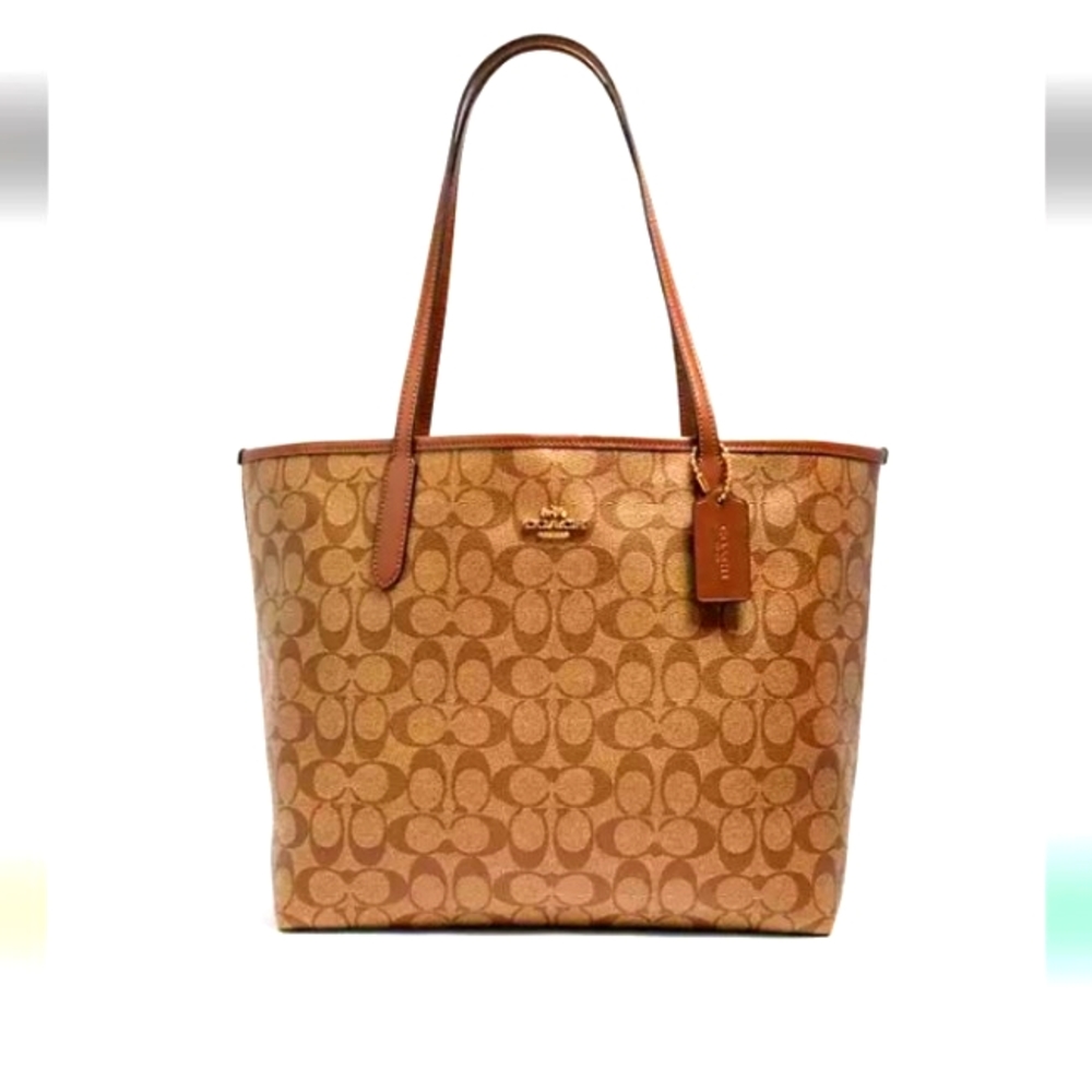 NWT signature Coach City tote MRSP 398.00 - Picture 4 of 4
